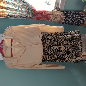 LuLaRoe Valentina & Azure outfit